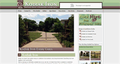 Desktop Screenshot of kodiakiron.com